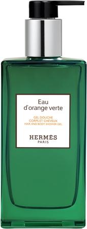 

Гель для душа HERMÈS Le Bain Eau d orange verte для тела и волос TU прозрачный