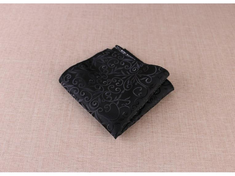 Men's Pocket Square: Customizable Logo Pattern Handkerchief for Gentleman, Evening Accessories