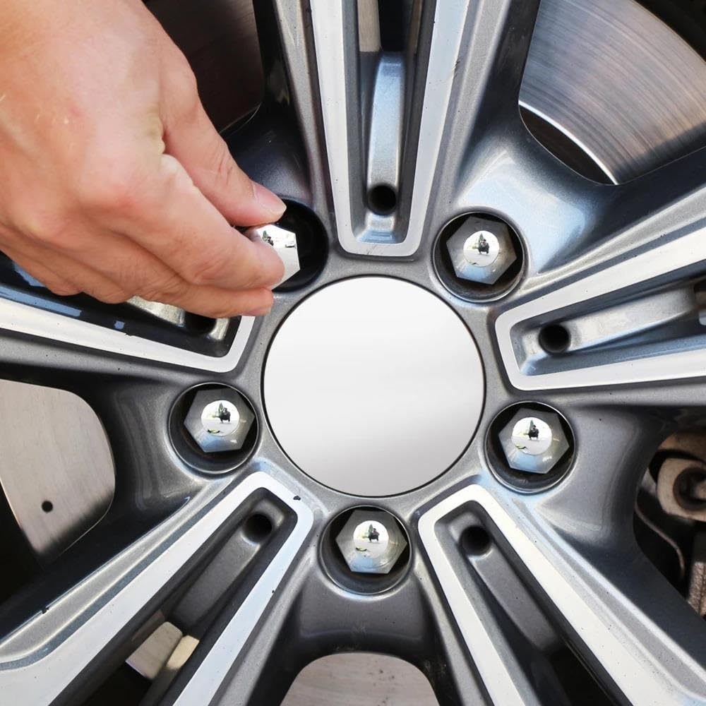 Compatible With Peugeot 208 308 508 3008 5008 Car Wheel Nut Cap Wheel Bolts