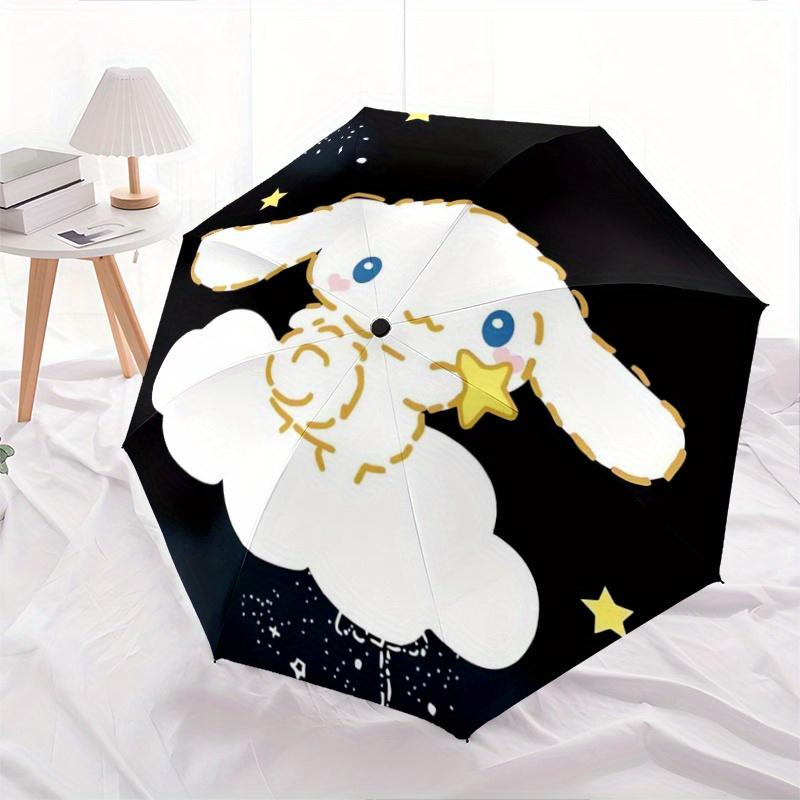 

1pc Cinnamoroll Ideas Automatic Folding Umbrella - 3 Folding Design, Vivid Cartoon Pattern, Suitable for Outdoor Activities, A Gift for Fans In All Se