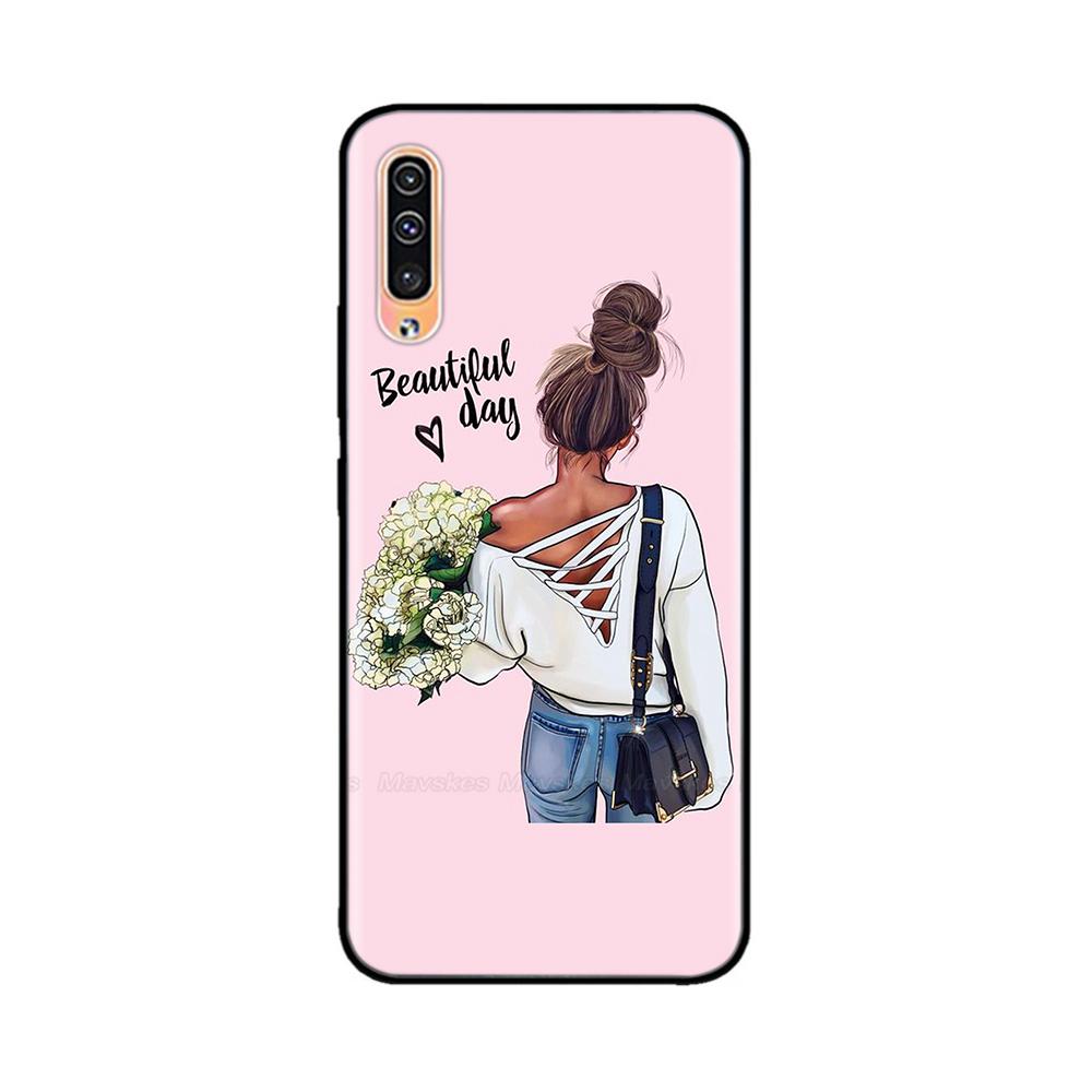 For Samsung Galaxy A50 Case TPU Soft Silicone Back Cover Cartoon Phone Case For Samsung A50S A30S A50 A30 S Bumper Fundas Shells