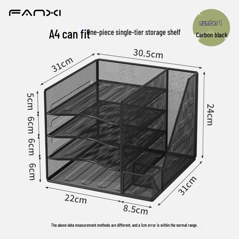 Metal Desktop File Organizer and Document Holder