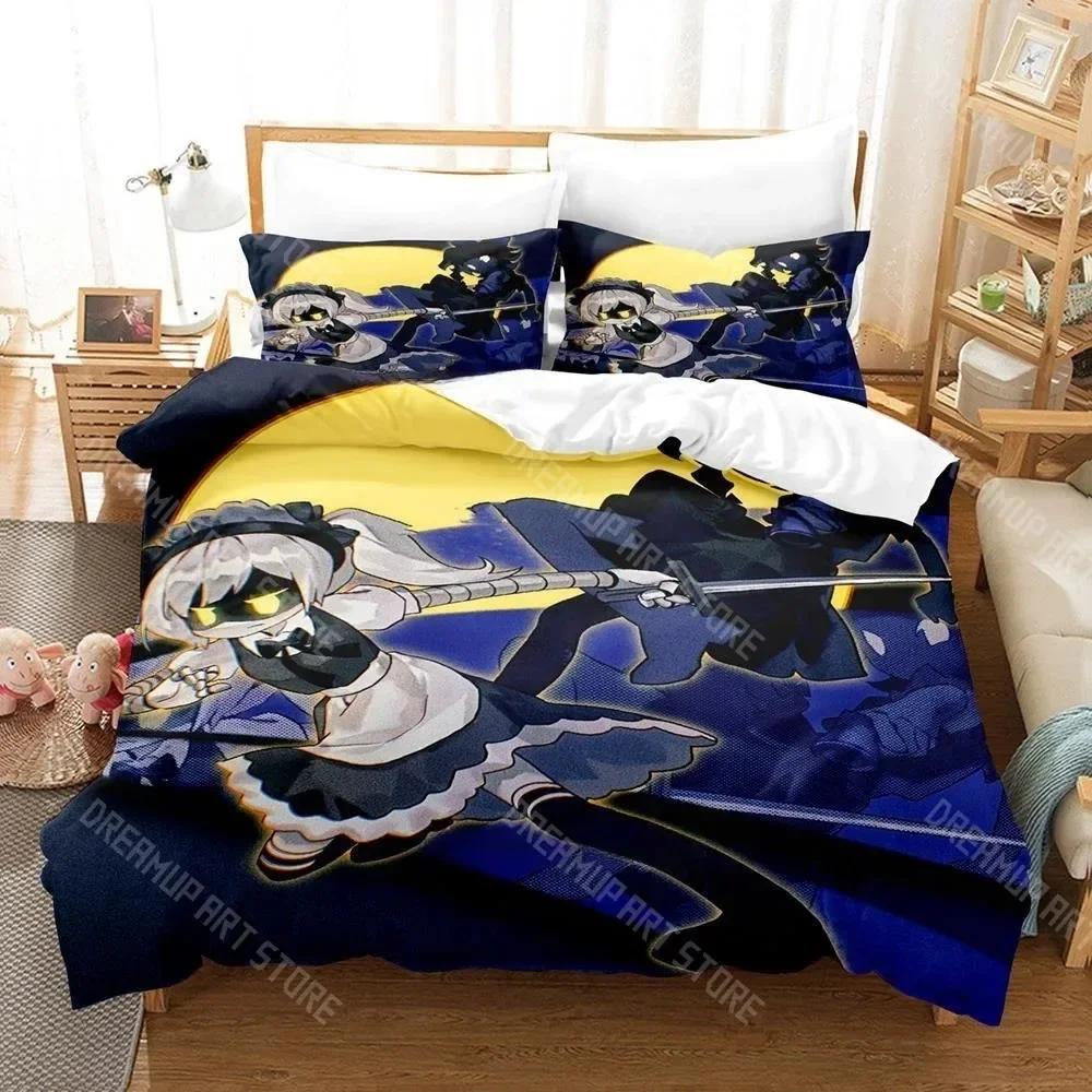 3D Print Murder Drones Anime Fashion Bedding Set Cartoon three-piece set Adult Kid Bedroom Duvet cover Sets Home Textiles