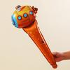 10Pcs Cartoon Astronaut Rocket Hand-held Stick Aluminum Film Balloon for Kids Outer Space Theme Birthday Baby Shower Party Decor