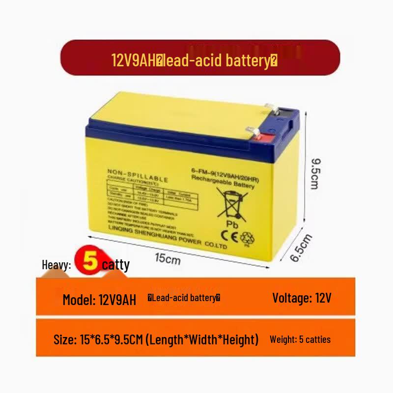 12V Fire Alarm Backup Battery