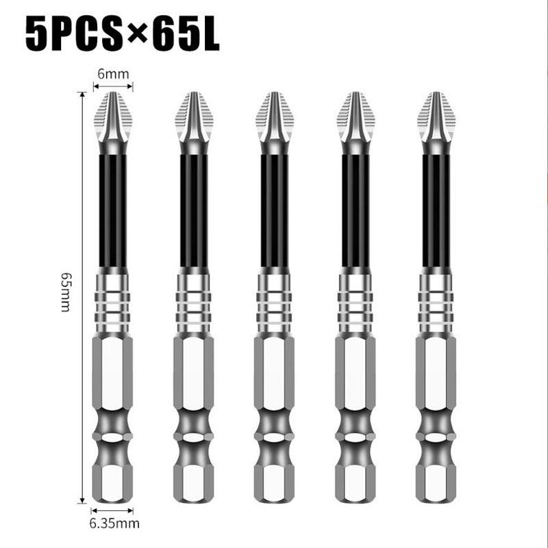 K5 Anti-slip Impact Strong Magnetic Head Screwdriver Head Drill High Hardness Cross Head High Torque Alloy Head Drill Bit