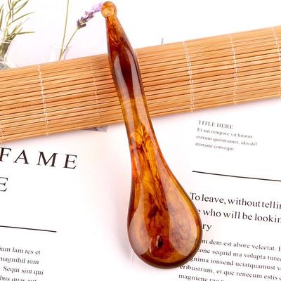 Health Care SPA Relax Eye Facial Gua Sha Natural Jade Spoon Shape Gua Sha Scraper Massage Tools Gua Sha Stick Massage Wand