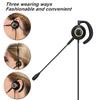Call Center Headset with Mic Rear Mounted Noise Canceling Customer Service Headset 3.5mm