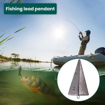Ciężarek piramidalny trójkątny ołowiany ciężarek wędkarski 2/3/4/5/6oz ciężarki ołowiane sprzęt wędkarski pozycjonowanie podwodne słonowodny do wędkarstwa surfcastingowego