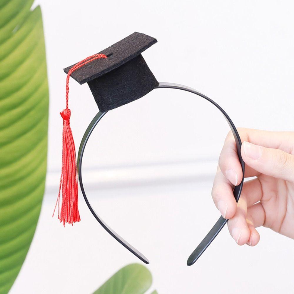 Small Graduation Hat Mini Bachelor Hat Hairpin Graduation Headband  Graduate Photo Prop