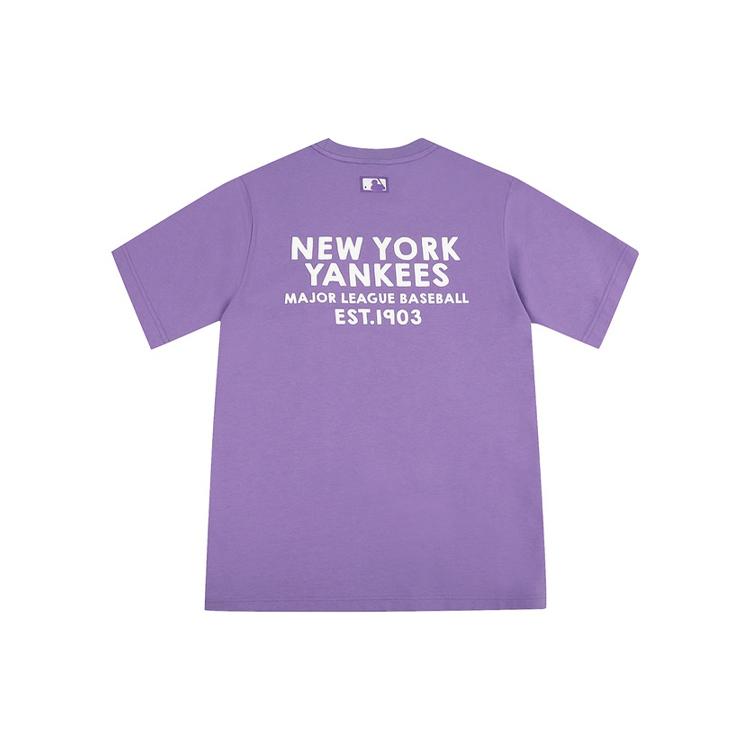MLB Straight T-Shirt Unisex Purple 31TS04031-50C L