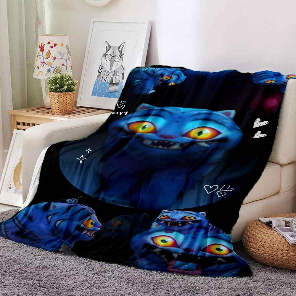 1pc Hunter X Kopo group - Themed Flannel Blanket - Suitable for Bed, Home Decor, Graduation Gifts, Easter, Back to School, ChristmasA69