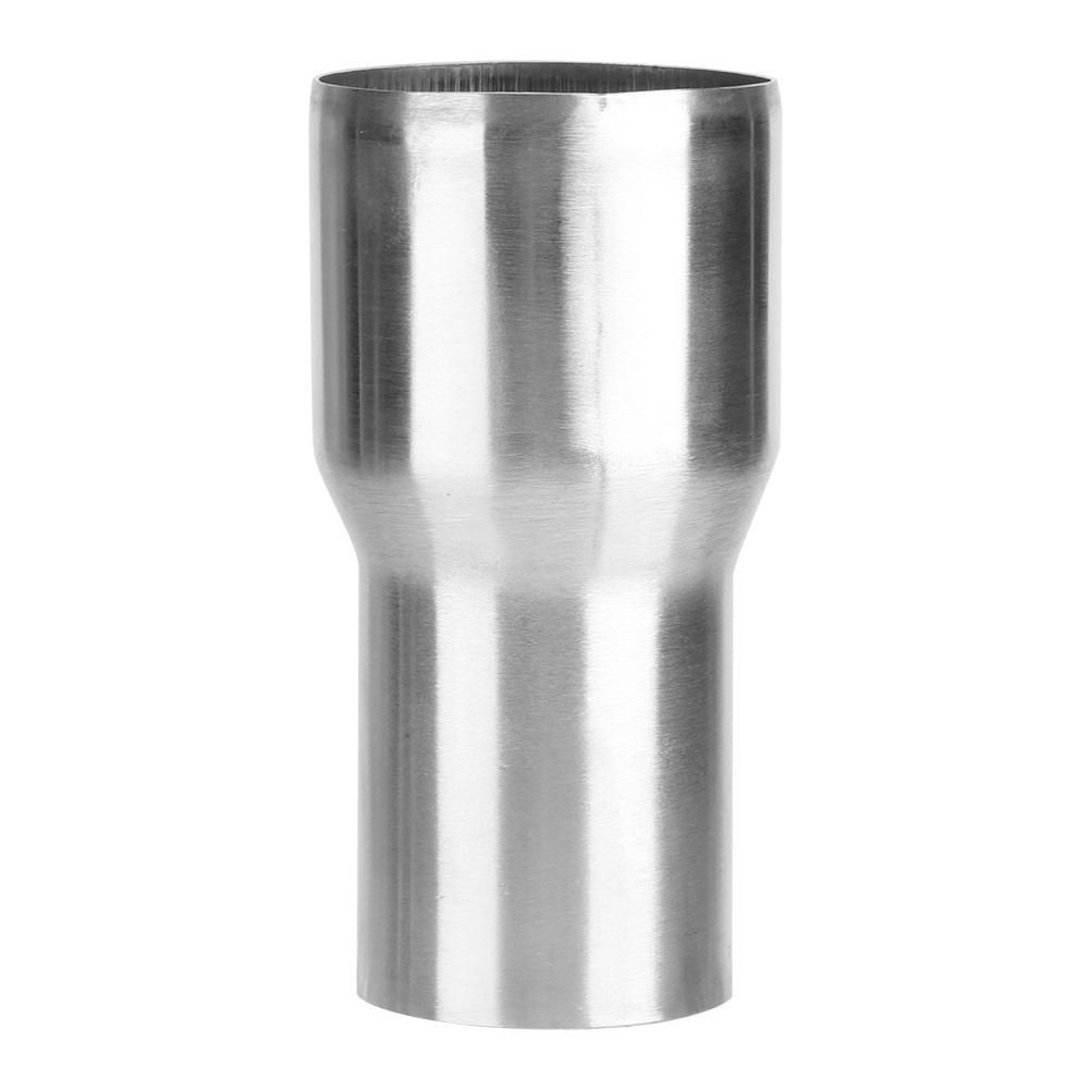 Stainless Steel Exhaust Pipe Connector Tube Adapter Reducer Modified Part