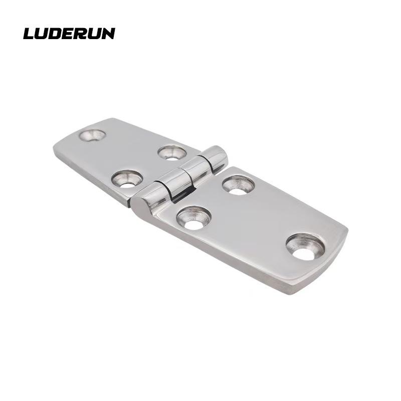 316 Stainless Steel Symmetrical Folding Door Hatch Hinge, Six-Hole, 38x76mm, Marine Hardware Accessory