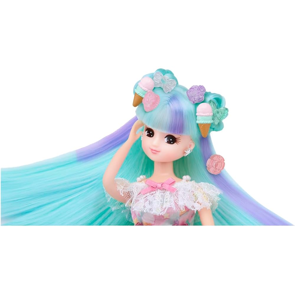 Takara Tomy Licca-chan Doll Color Change Gelato Outfit Toy for Pretend Play Ages 3 and Up