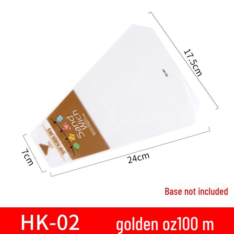 Disposable Transparent Easy-Tear Sandwich and Bread Packaging Bag