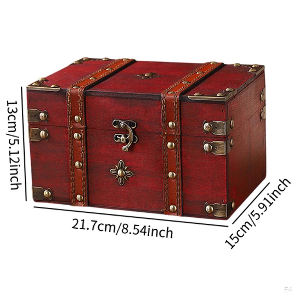 Jewelry Organizer Box Treasure Case Container Trinket for Rings Pendant Charms