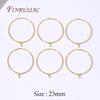 20mm 25mm 35mm 18K Gold Plated Hoops Earrings Big Circle Ear Wire Hoops Wires For Jewelry Findings,Earrings For Accessories