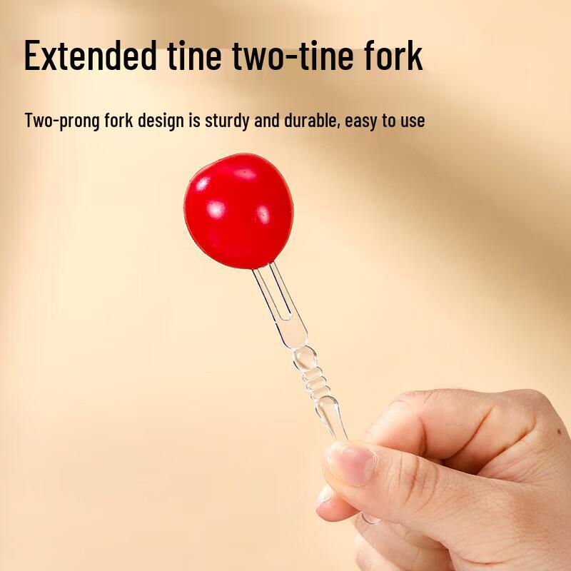 Disposable Bamboo-Style Fruit Forks
