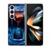 For Samsung Galaxy Fold 6 Case Cool Space Animal Clear Hard Phone Cases for Galaxy Z Fold6 5G 2024 Back Cover Zfold6 Shells Capa