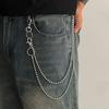 SHIXIN Hip Hop Punk Rivet Beads Pants Waist Chain for Men Women Rock Double Layered Belt Jeans Chain Street Jewelry Accessories