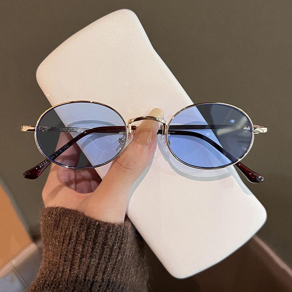 Vintage Oval Sunglasses With Uv380 Protection For Women Sun Protection And Fashion Accessory