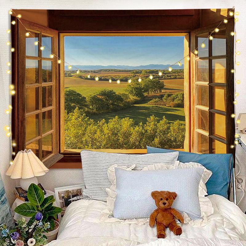 INS Style Bedroom & Dormitory Wall Hanging Cloth – Canvas Poster Decor