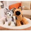 30cm Lovely Realistic Husky Beagle Bernese Mountain Dog Plush Toys Kawaii Imitation Fluffy Dog Stuffed Dolls Companion Toys
