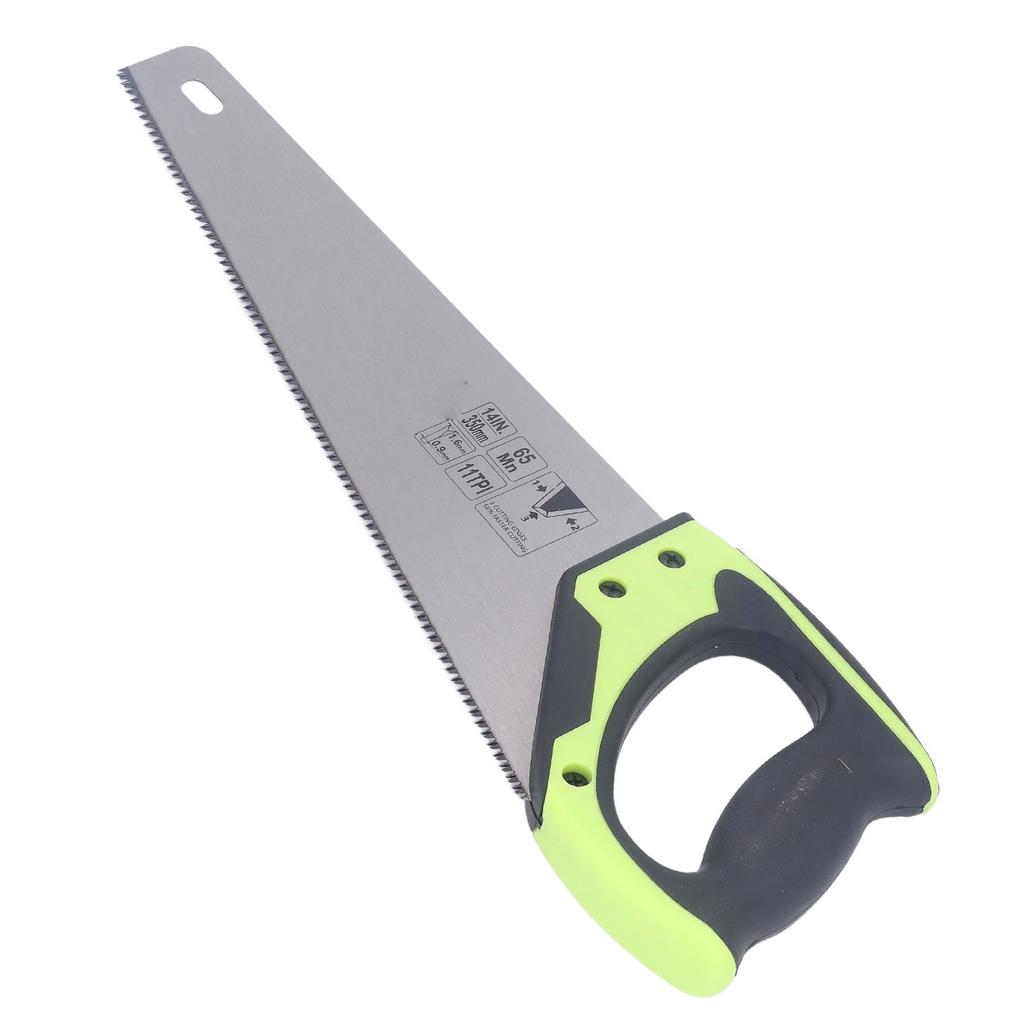 Woodworking Hand Saw 65MN Manganese Steel Clean Smoothly Cutting Anti Slip Handle Hand Saw for