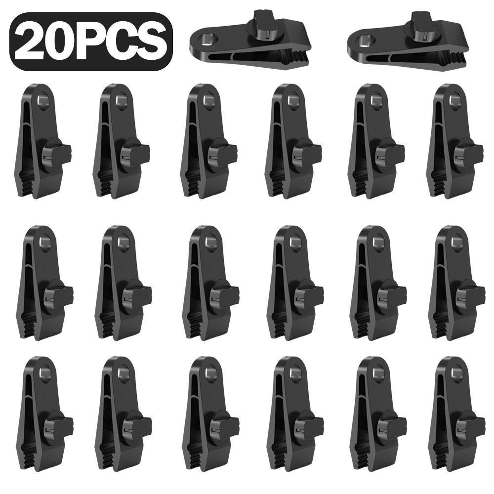 5or40 Pcs Tent Clip, Canopy Awning Clip, Tarpaulin Rope Clip, High Strength Tension Fastening, Suitable for Outdoor Camping