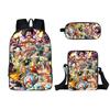 One Piece Anime-themed School Bag/backpack and Messenger Bag Set (three Pieces) 7514