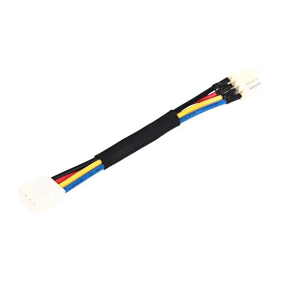 CPU Fan Speed Reduction Cable 4-Pin Male To Female PWM Temperature Control Noise Reduction Computer Cooling Fan Deceleration Line Speed Regulating