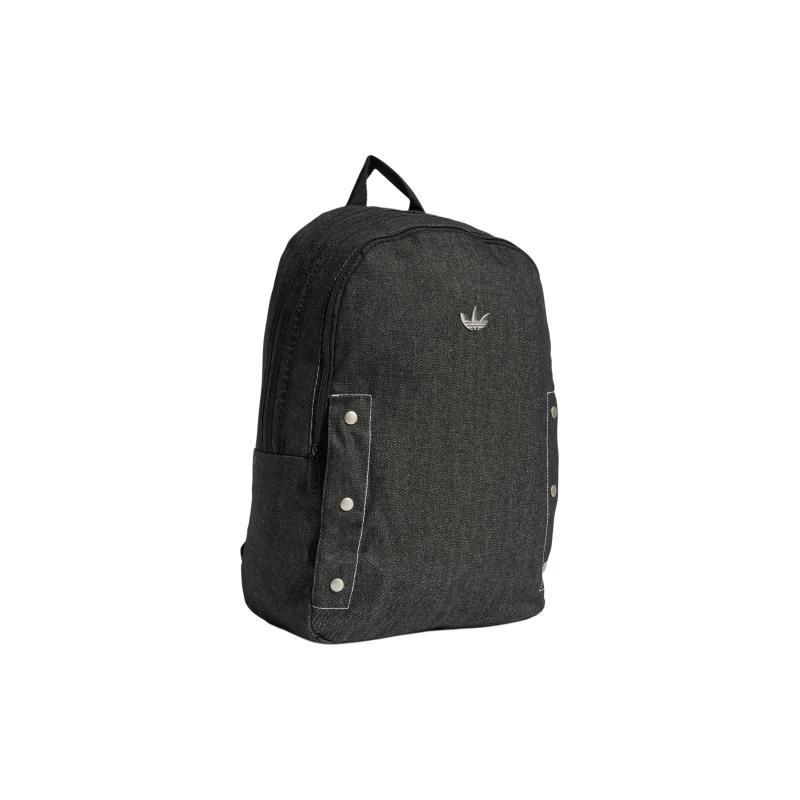 Adidas Originals Cotton And Recycled Polyester Blend Backpack Regular Women's Black Adidas IT7358