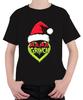 Mama Grinch Christmas Santa Hat Grinch Heart Funny Mother Unisex Children