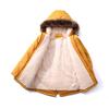 2022 Winter Jungen Kapuzenjacke aus Baumwolle mit Samt, Dick & Warm Kinder Mode Mantel