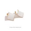 Korean Irregular Diamond Design Clip-On Earrings: Unique, No-Piercing Ear Accessories for Women