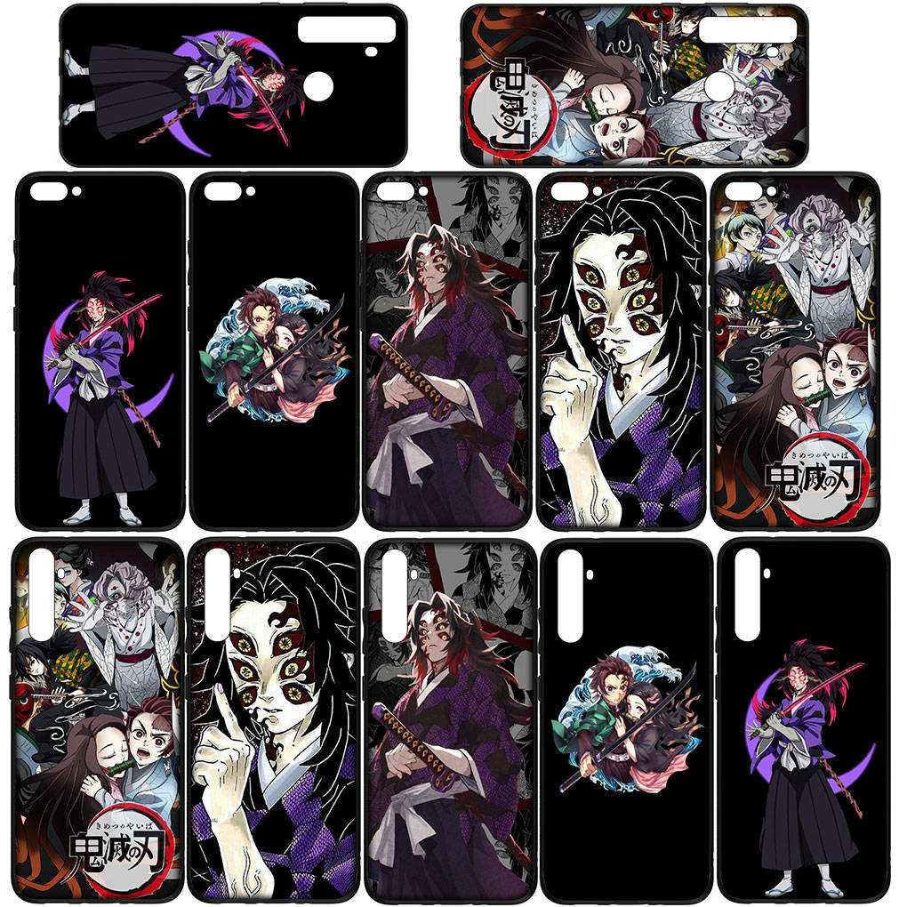 Case for Samsung Galaxy S25 S24 S23 iPhone 16 15 Xiaomi Redmi Note 14 13 12 16E X 11 Pro Max Moto Huawei Nezuko Demon Slayer Tanjirou Kokushibo Cover