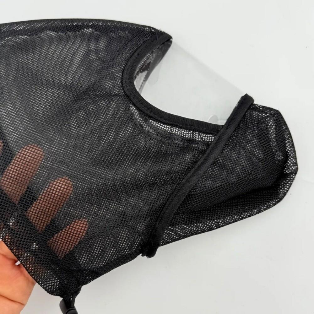 Mesh Pet Protective Veil Adjustable Fit Pet Facial Protection Mask  Prevent Facial Injuries