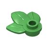 420pcs Plant Leaf 1x1 Round Brick with 3 Leafs Building Block Set Accessories  DIY Assembly Parts Compatible with  Block Bricks 32607