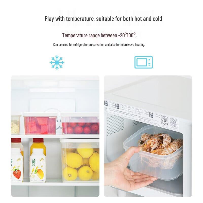 CHAHUA 2600ml Leak-Proof Food Storage Container