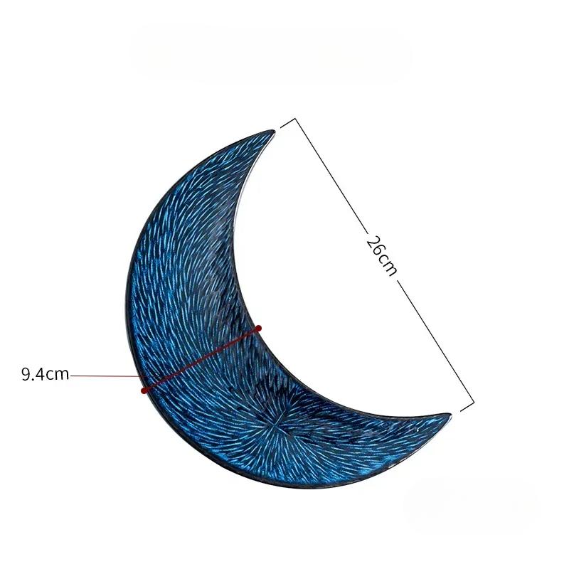 

Креативная керамическая тарелка в стиле ретро, в форме месяца, необычной формы, персонализированный набор тарелок для суши