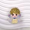 DIY Resin Rhinestone Cartoon Hair Clip, Phone Case, Fridge Magnet, and Shoe Buckle Accessories