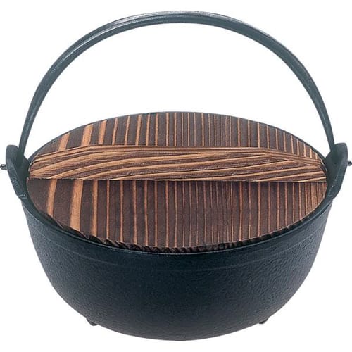 Oigen Nambu Ironware Round Pot, 7 Inches, Direct Heat Compatible, F-21