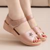 Neue Sommer Damen Sandalen Lässige Damen Flache Damen Keilsandalen Weiche Sohle Gemütliche Mutterschuhe