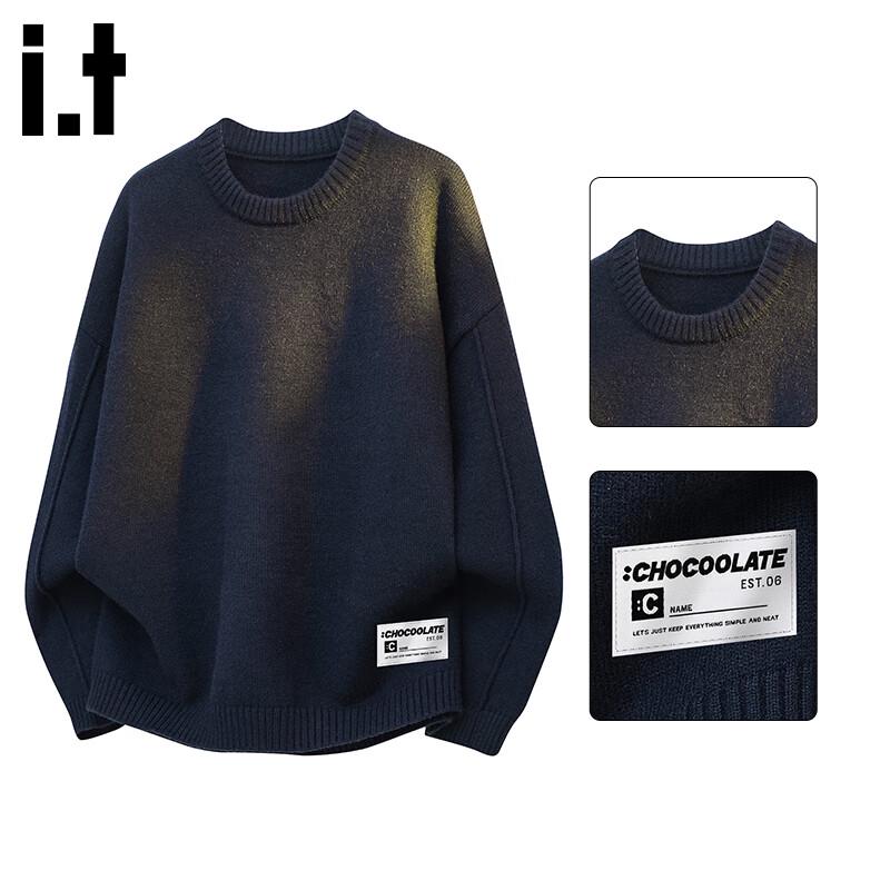 

Men s Trendy Loose Fit Pullover Sweater 2XL