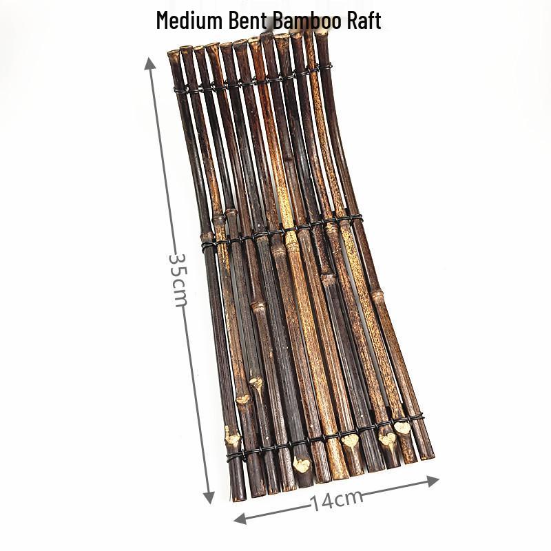 Sashimi & Seafood Bamboo Raft Decoration – Perfect for Hot Pot, Beef, BBQ, and Plating