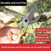 Garden Pruning Shears Manganese Steel Branch Cutter Sharp Durable Labor Saving Fruit Tree Scissors For Home Gardening Use