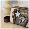 BEIBAOBAO New Cute Cartoon Bear Women's Messenger Bags Creative Trendy Ladies Single Shoulder Bags Fashion Lightweight Simple Underarm Bags for Female
