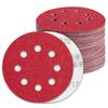 125 Mm Abrasive Discs Grit 120 - 100 Pieces, 8 Holes, Paper for Orbital Sander