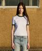 MINIMALPROJECT Under Log Ringer Short Sleeve T-Shirt Mst186 [Ashgray]